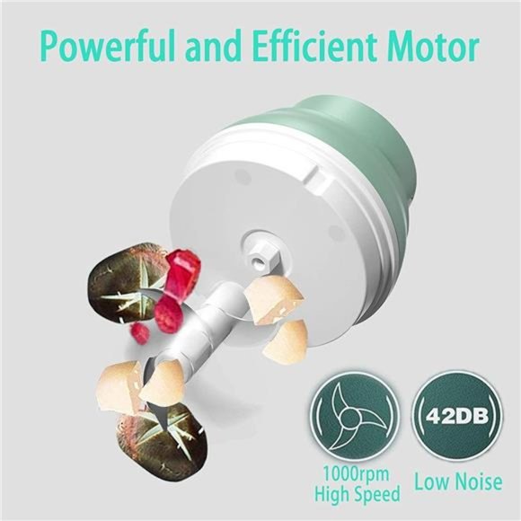 Electric Vegetable Chopper, Garlic Chopper, Rechargeable Electric cutter - Picture 6 of 7